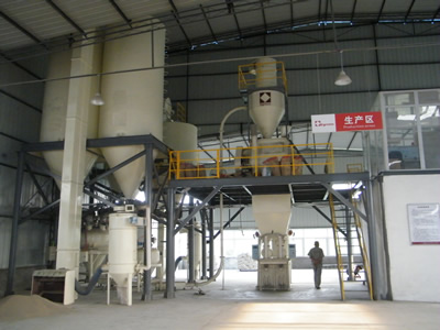 重庆齐能无机保温砂浆成套生产线投产